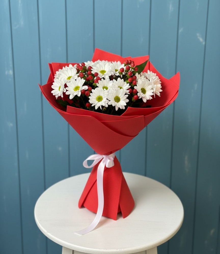 Букет цветов из: Хризантемы в Ханты-Мансийске