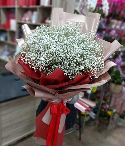 Букет цветов из: Гипсофила в Ханты-Мансийске