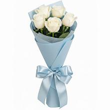 Букет 5 Белых роз Проуд #REPLACE_PRED# Ханты-Мансийске