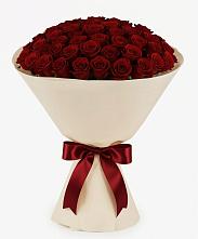 Букет 101 Бордовая роза Блэк Бакарра в Ханты-Мансийске
