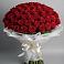 Букет 101 Красная роза Блэк Мэджик в Ханты-Мансийске