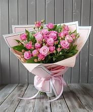 Букет Розовый кустик в Ханты-Мансийске