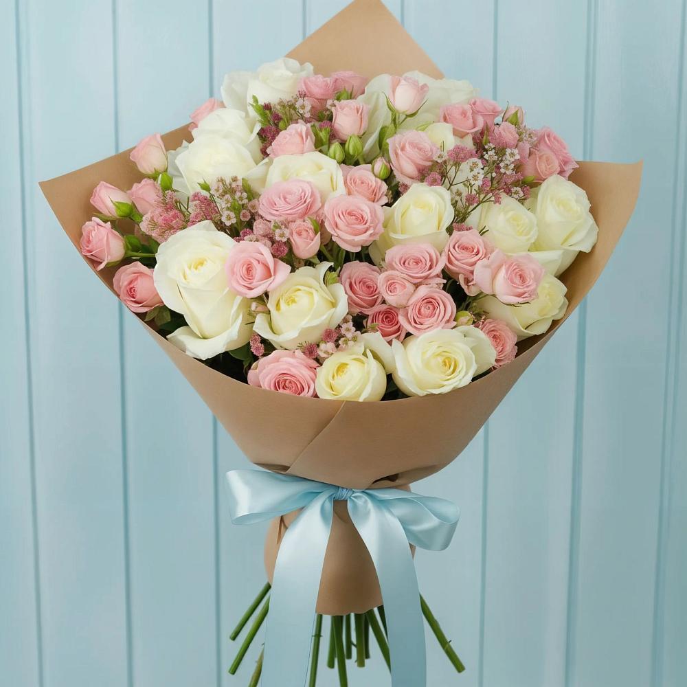 Букет цветов из: Розы в Ханты-Мансийске