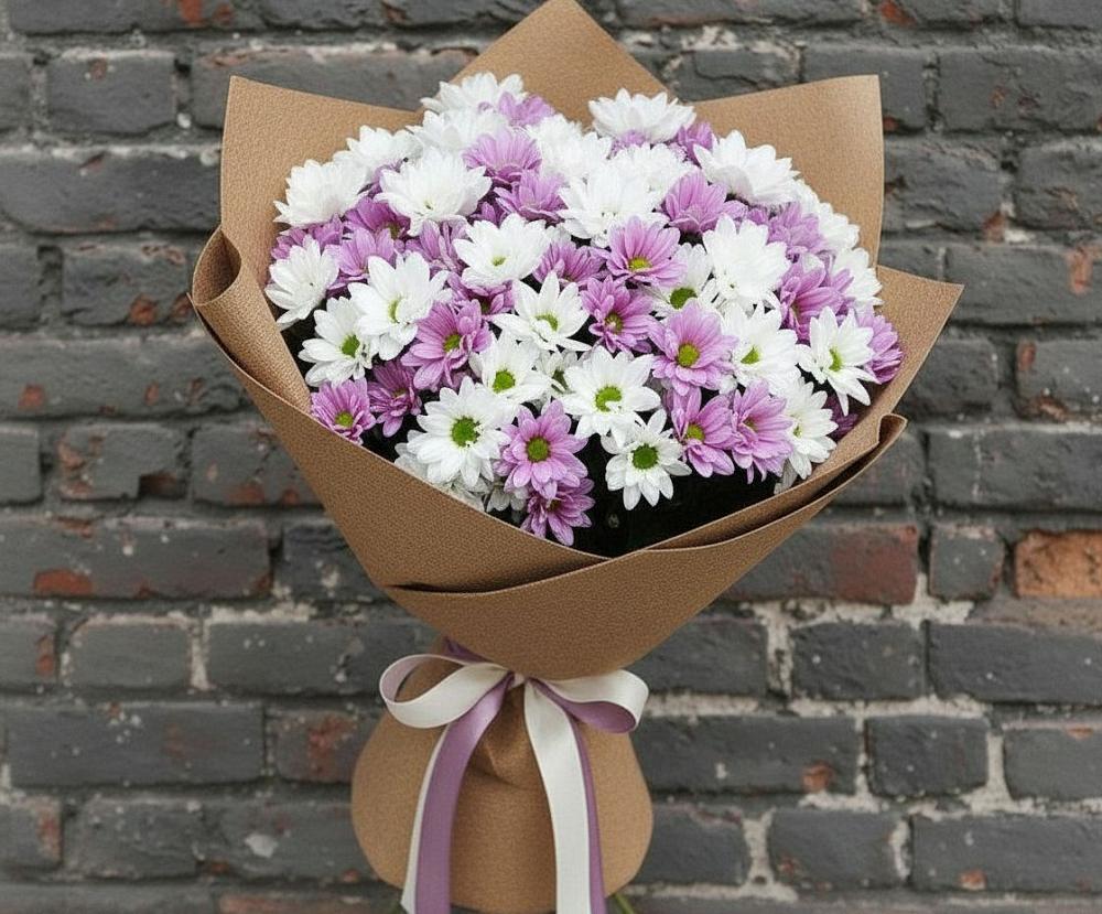 Букет цветов из: Хризантемы в Ханты-Мансийске
