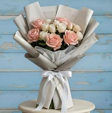 Букет цветов из:  Розы #REPLACE_PRED# Ханты-Мансийске