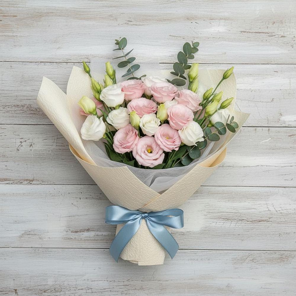 Букет цветов из: Лизиантусы в Ханты-Мансийске